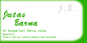 jutas barna business card
